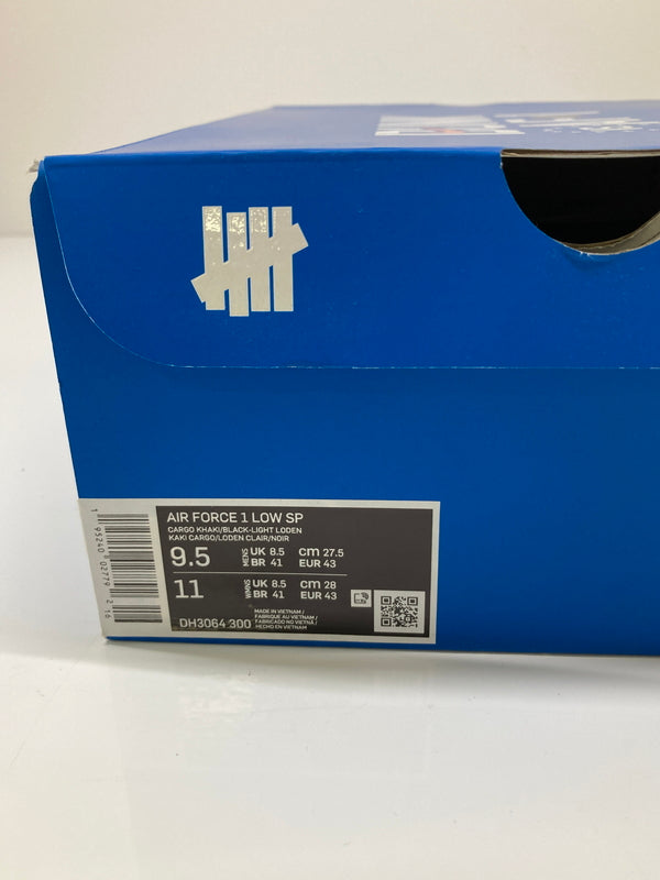 【中古美品】【メンズ】 NIKE ナイキ × UNDEAFEATED アンディーフィーテッド 別注 コラボ AIR FORCE 1 LOW SP DH3064-300 エア フォース 1 ロー スペシャル スニーカー 靴 160-260718-kk-35-hon カラー：CARGO KHAKI/BLACK-LIGHT LODEN 万代Net店