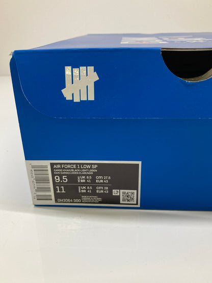 【中古美品】【メンズ】 NIKE ナイキ × UNDEAFEATED アンディーフィーテッド 別注 コラボ AIR FORCE 1 LOW SP DH3064-300 エア フォース 1 ロー スペシャル スニーカー 靴 160-260718-kk-35-hon カラー：CARGO KHAKI/BLACK-LIGHT LODEN 万代Net店