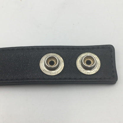 【中古品】【メンズ】 CHROME HEARTS クロムハーツ 3BTN 2SNP クロスボール 3ボタン 2スナップ レザー ブレスレット アクセサリー 190-250607-kk-02-tei カラー：ブラック 万代Net店