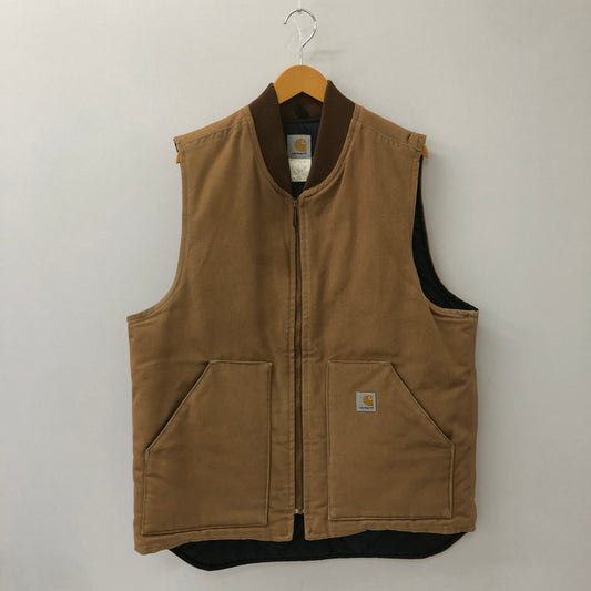 【中古品】【メンズ】 Carhartt カーハート DUCK VEST V01-BRN ダックベスト ライトアウター 145-250524-kk-17-tei サイズ：L カラー：ブラウン 万代Net店
