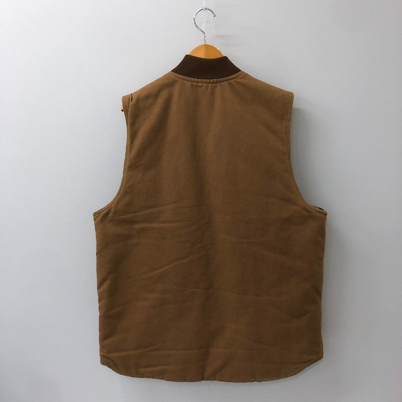 【中古品】【メンズ】 Carhartt カーハート DUCK VEST V01-BRN ダックベスト ライトアウター 145-250524-kk-17-tei サイズ：L カラー：ブラウン 万代Net店