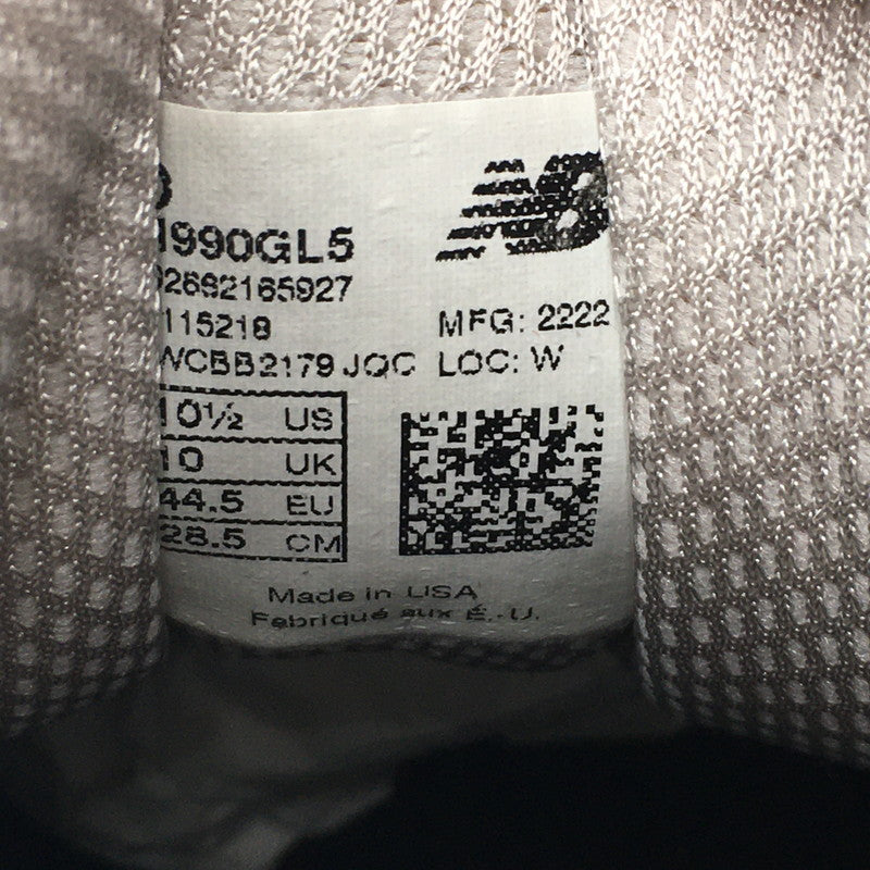 【中古品】【メンズ】 NEW BALANCE ニューバランス 990 V5 M990GL5 MADE IN USA スニーカー 靴 162-250621-kk-09-tei カラー：GRAY 万代Net店