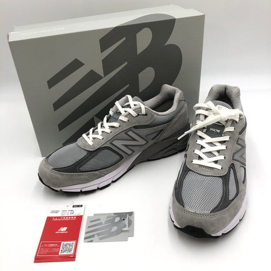【中古品】【メンズ】 NEW BALANCE ニューバランス 990V4 U990GR4 MADE IN USA スニーカー 靴 162-250625-KS-01-tei サイズ：28.5cm カラー：GREY 万代Net店