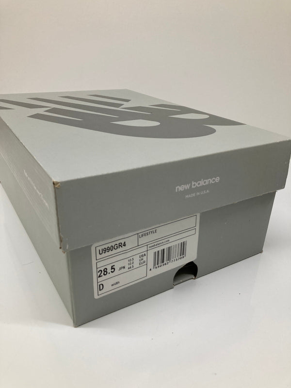 【中古品】【メンズ】 NEW BALANCE ニューバランス 990V4 U990GR4 ローカット スニーカー 靴 MADE IN USA 162-260718-kk-32-hon カラー：GRAY 万代Net店