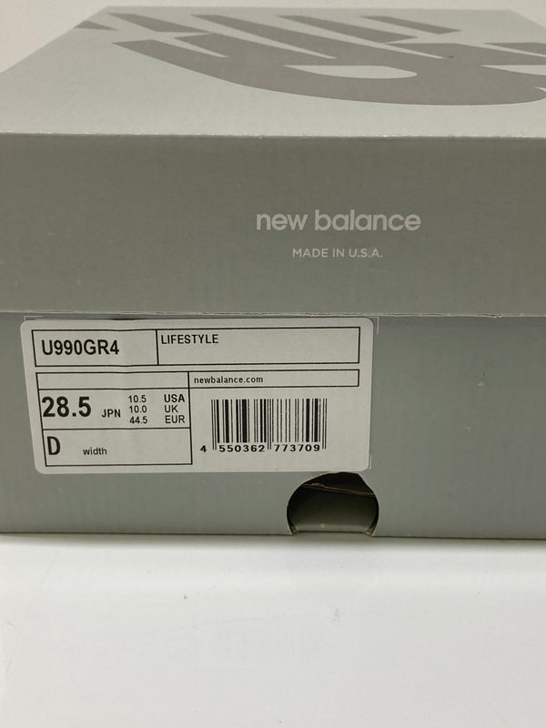 【中古品】【メンズ】 NEW BALANCE ニューバランス 990V4 U990GR4 ローカット スニーカー 靴 MADE IN USA 162-260718-kk-32-hon カラー：GRAY 万代Net店