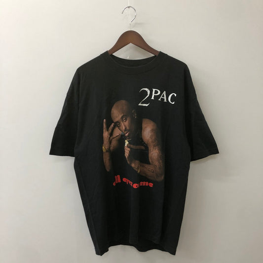 【中古品】【メンズ】 DEATH ROW RECORDS デス ロウ レコーズ 2PAC ALL EYES ON ME T-SHIRT 2005年製 ツーパック オールアイズ オンミー Tシャツ 半袖 トップス 145-250529-kk-12-tei サイズ：XL カラー：ブラック 万代Net店