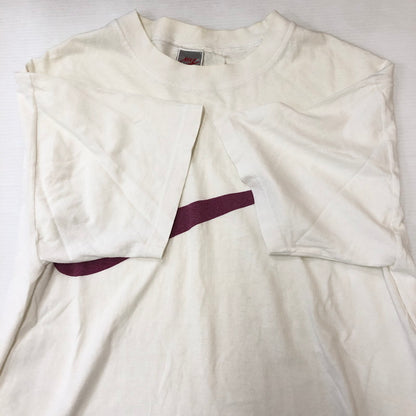 【中古品】【メンズ】 NIKE ナイキ 90's BIG SWOOSH T-SHIRT 90年代 ビッグスウォッシュ Tシャツ 半袖 トップス 銀タグ 148-250529-kk-14-tei サイズ：M カラー：ホワイト 万代Net店