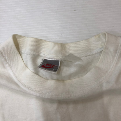 【中古品】【メンズ】 NIKE ナイキ 90's BIG SWOOSH T-SHIRT 90年代 ビッグスウォッシュ Tシャツ 半袖 トップス 銀タグ 148-250529-kk-14-tei サイズ：M カラー：ホワイト 万代Net店