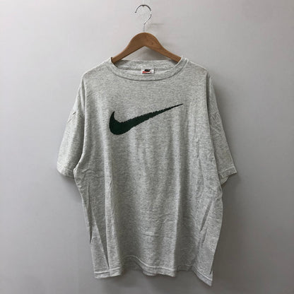 【中古品】【メンズ】 NIKE ナイキ 90's BIG SWOOSH T-SHIRT 90年代 ビッグスウォッシュ Tシャツ 半袖 トップス 白タグ 148-250529-kk-13-tei サイズ：L カラー：グレー 万代Net店