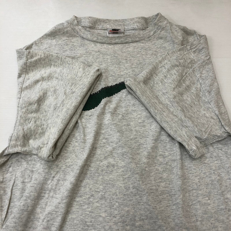 【中古品】【メンズ】 NIKE ナイキ 90's BIG SWOOSH T-SHIRT 90年代 ビッグスウォッシュ Tシャツ 半袖 トップス 白タグ 148-250529-kk-13-tei サイズ：L カラー：グレー 万代Net店