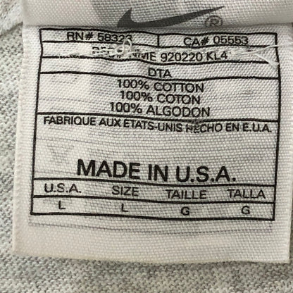 【中古品】【メンズ】 NIKE ナイキ 90's BIG SWOOSH T-SHIRT 90年代 ビッグスウォッシュ Tシャツ 半袖 トップス 白タグ 148-250529-kk-13-tei サイズ：L カラー：グレー 万代Net店