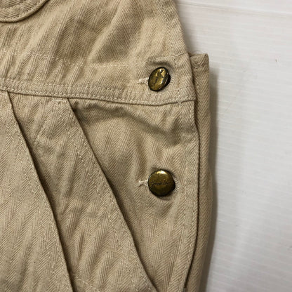 【中古品】【メンズ】 GRAPHZERO グラフゼロ BRACE D POCKET OVERALLS ブレース Dポケット オーバーオール ボトムス パンツ 156-250529-kk-24-tei サイズ：XS カラー：ベージュ 万代Net店