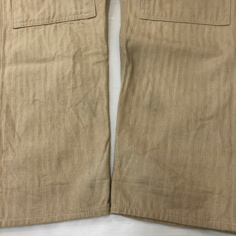 【中古品】【メンズ】 GRAPHZERO グラフゼロ BRACE D POCKET OVERALLS ブレース Dポケット オーバーオール ボトムス パンツ 156-250529-kk-24-tei サイズ：XS カラー：ベージュ 万代Net店