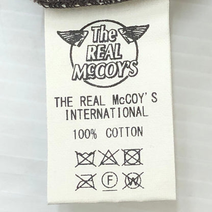 【中古品】【メンズ】 The REAL McCOY'S ザリアルマッコイズ JACQURD KNIT STRIPE TEE MC24017 ジャカード ニット ストライプ Tシャツ 半袖 トップス 145-250602-KS-10-tei サイズ：36 カラー：グレー 万代Net店