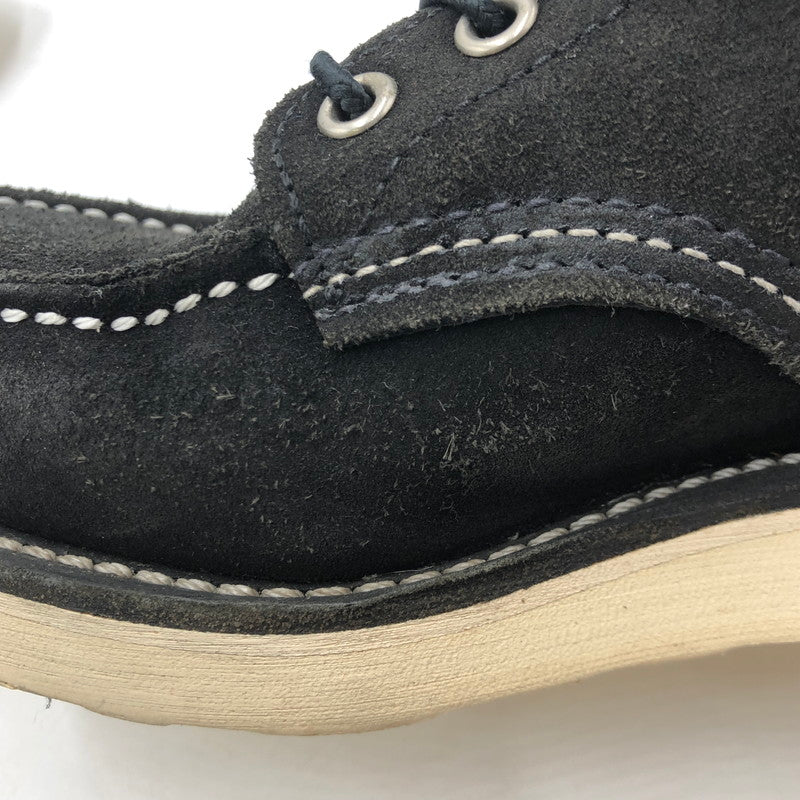 【中古品】【メンズ】 RED WING レッドウィング 6-INCH CLASSIC MOC ROUGH-OUT LEATHER 8874 6インチ クラシックモック ラフアウトレザー ブーツ 靴 167-251103-yy-04-tei サイズ：22 カラー：ブラック 万代Net店