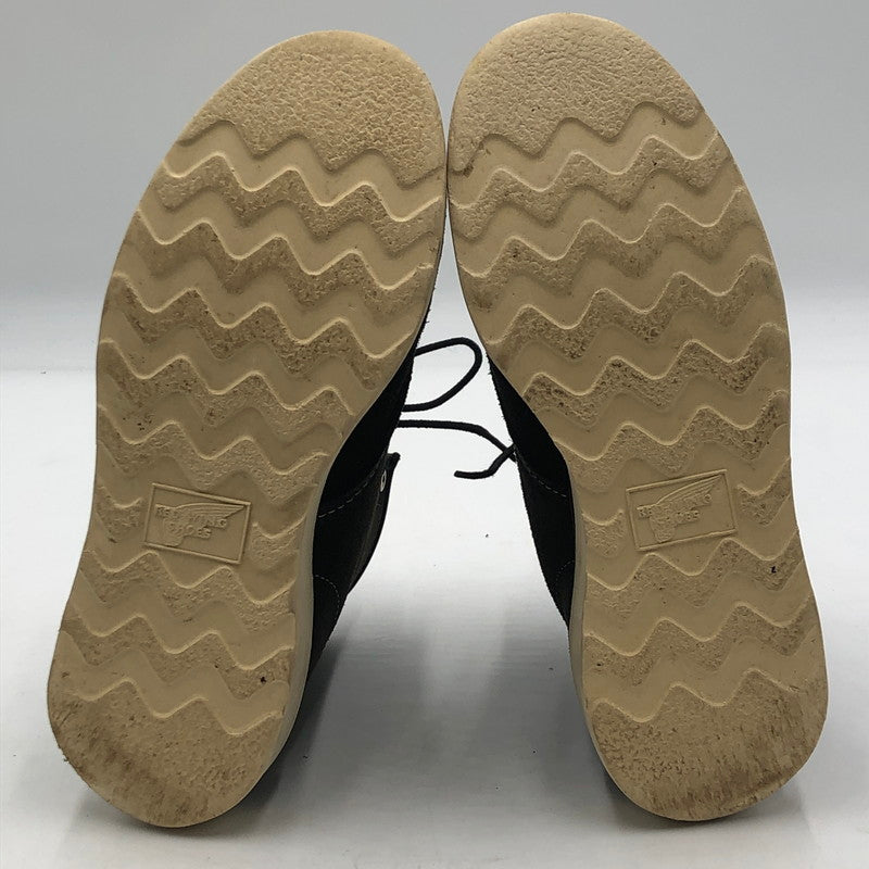 【中古品】【メンズ】 RED WING レッドウィング 6-INCH CLASSIC MOC ROUGH-OUT LEATHER 8874 6インチ クラシックモック ラフアウトレザー ブーツ 靴 167-251103-yy-04-tei サイズ：22 カラー：ブラック 万代Net店