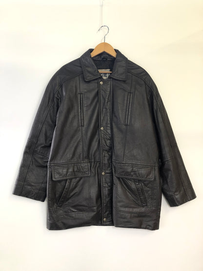 【中古品】【メンズ】 G-III GLOBAL IDENTITY LIBERTE グローバルアイデンティティ リベルテ レザージャケット トップス アウター 145-260910-YS-08-hon サイズ：M カラー：ブラウン 万代Net店