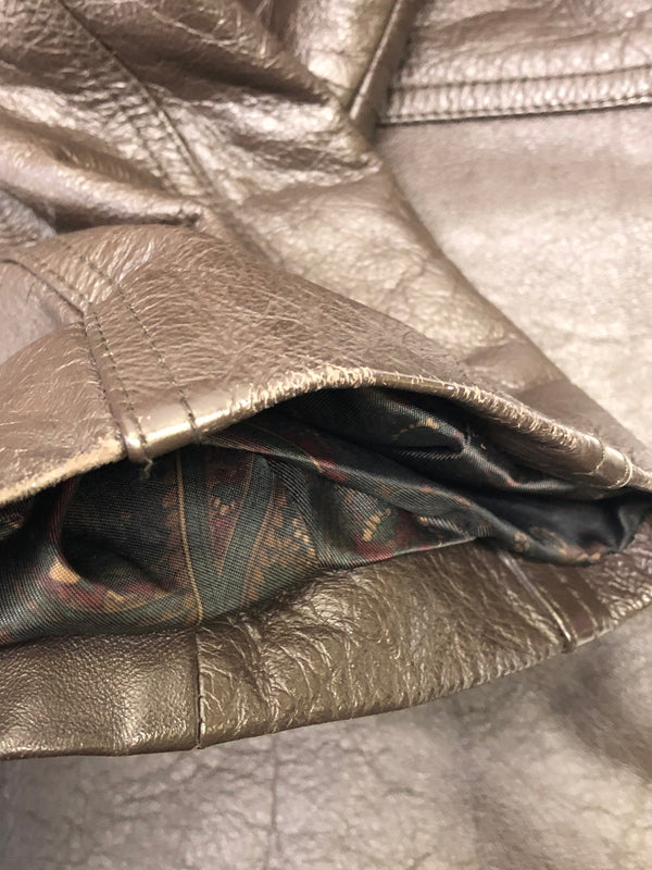 【中古品】【メンズ】 G-III GLOBAL IDENTITY LIBERTE グローバルアイデンティティ リベルテ レザージャケット トップス アウター 145-260910-YS-08-hon サイズ：M カラー：ブラウン 万代Net店