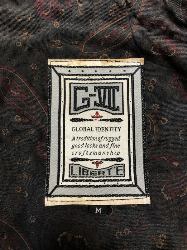 【中古品】【メンズ】 G-III GLOBAL IDENTITY LIBERTE グローバルアイデンティティ リベルテ レザージャケット トップス アウター 145-260910-YS-08-hon サイズ：M カラー：ブラウン 万代Net店