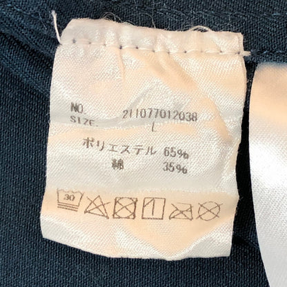 【中古品】【メンズ】 UNDEFEATED アンディフィーテッド 21SS WASHED TWILL BASEBALL JERSEY SHIRT 211077012038 ウォッシュド ツイル ベースボール ジャージ シャツ 半袖 トップス 142-251015-yo-04-tei サイズ：L カラー：ネイビー 万代Net店