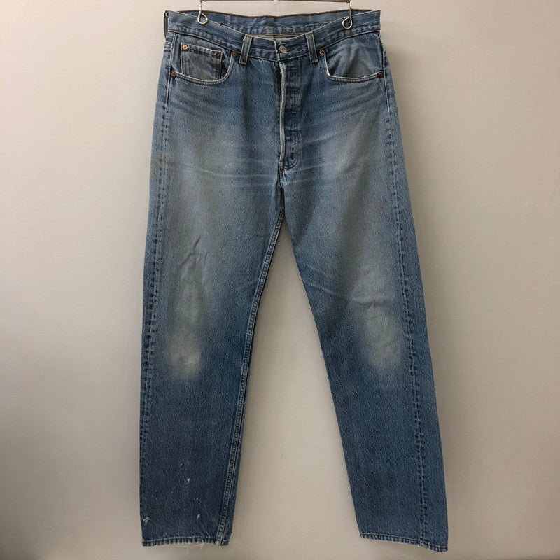 【現状渡し品】【メンズ】 Levi's リーバイス 90's 501 DENIM PANTS 501-0000 90年代 501 デニムパンツ ボトムス ジーンズ USA製 156-250530-kk-17-tei サイズ：36 カラー：ライトインディゴ 万代Net店