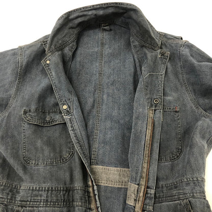 【現状渡し品】【メンズ】 BIG MAC ビッグマック 70’s S/S ALL IN ONE VINTAGE 70年代 ショートスリーブ オールインワン トップス つなぎ ヴィンテージ 145-250530-kk-13-tei サイズ：44R カラー：インディゴ 万代Net店