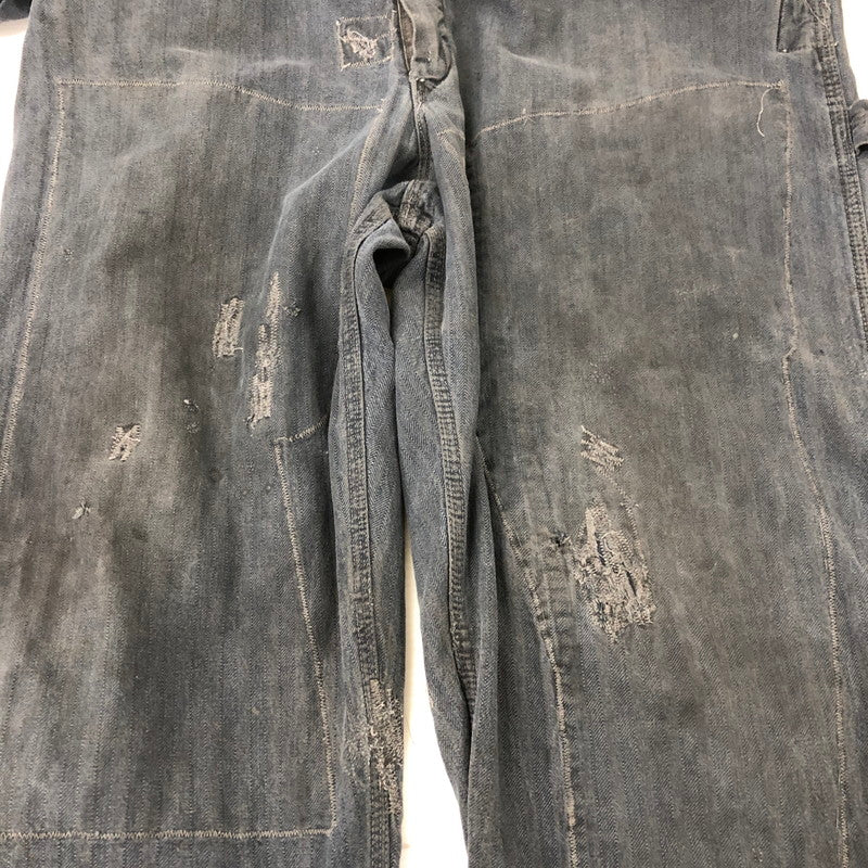 【現状渡し品】【メンズ】 BIG MAC ビッグマック 70’s S/S ALL IN ONE VINTAGE 70年代 ショートスリーブ オールインワン トップス つなぎ ヴィンテージ 145-250530-kk-13-tei サイズ：44R カラー：インディゴ 万代Net店