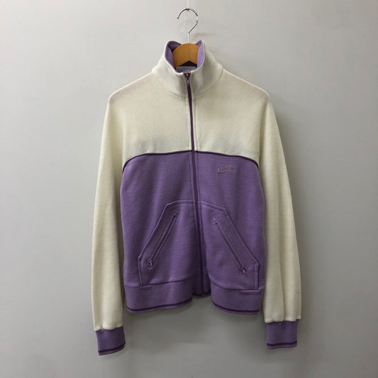 【現状渡し品】【レディース】 NIKE ナイキ 70's FLEECE JACKET VINTAGE 70年代 フリース ジャケット ライトアウター ヴィンテージ 148-250609-KS-20-tei サイズ：L カラー：ホワイト / パープル 万代Net店