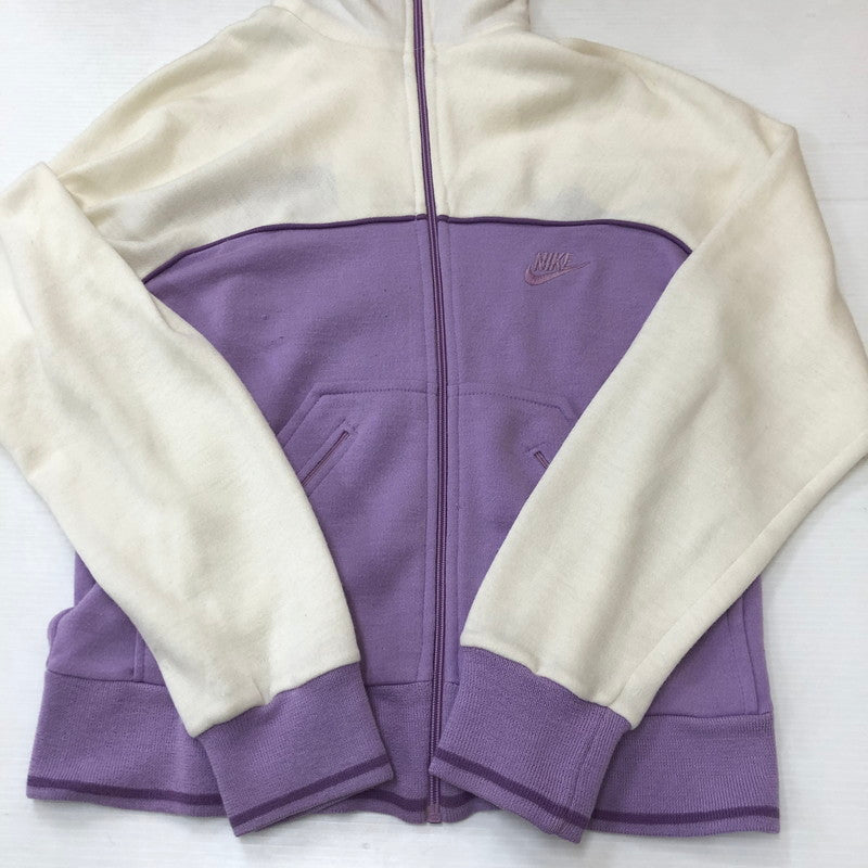 【現状渡し品】【レディース】 NIKE ナイキ 70's FLEECE JACKET VINTAGE 70年代 フリース ジャケット ライトアウター ヴィンテージ 148-250609-KS-20-tei サイズ：L カラー：ホワイト / パープル 万代Net店