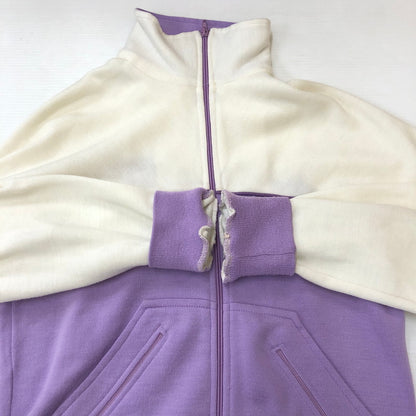 【現状渡し品】【レディース】 NIKE ナイキ 70's FLEECE JACKET VINTAGE 70年代 フリース ジャケット ライトアウター ヴィンテージ 148-250609-KS-20-tei サイズ：L カラー：ホワイト / パープル 万代Net店