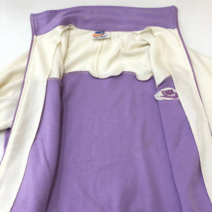 【現状渡し品】【レディース】 NIKE ナイキ 70's FLEECE JACKET VINTAGE 70年代 フリース ジャケット ライトアウター ヴィンテージ 148-250609-KS-20-tei サイズ：L カラー：ホワイト / パープル 万代Net店