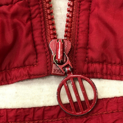 【現状渡し品】【メンズ】 adidas アディダス 80's NYLON ZIP UP JACKET VINTAGE 80年代 ナイロン ジップアップ ジャケット ライトアウター ヴィンテージ 148-250609-ks-17-fuz サイズ：L カラー：レッド 万代Net店