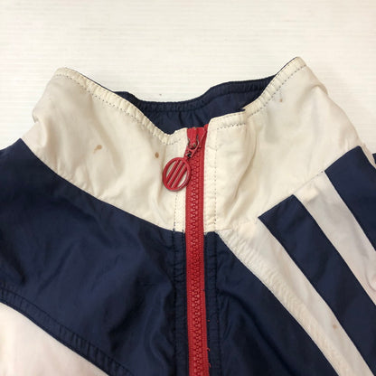 【現状渡し品】【メンズ】 adidas アディダス 80's NYLON ZIP UP JACKET VINTAGE 80年代 ナイロン ジップアップ ジャケット ライトアウター ヴィンテージ 148-250609-ks-17-fuz サイズ：L カラー：レッド 万代Net店