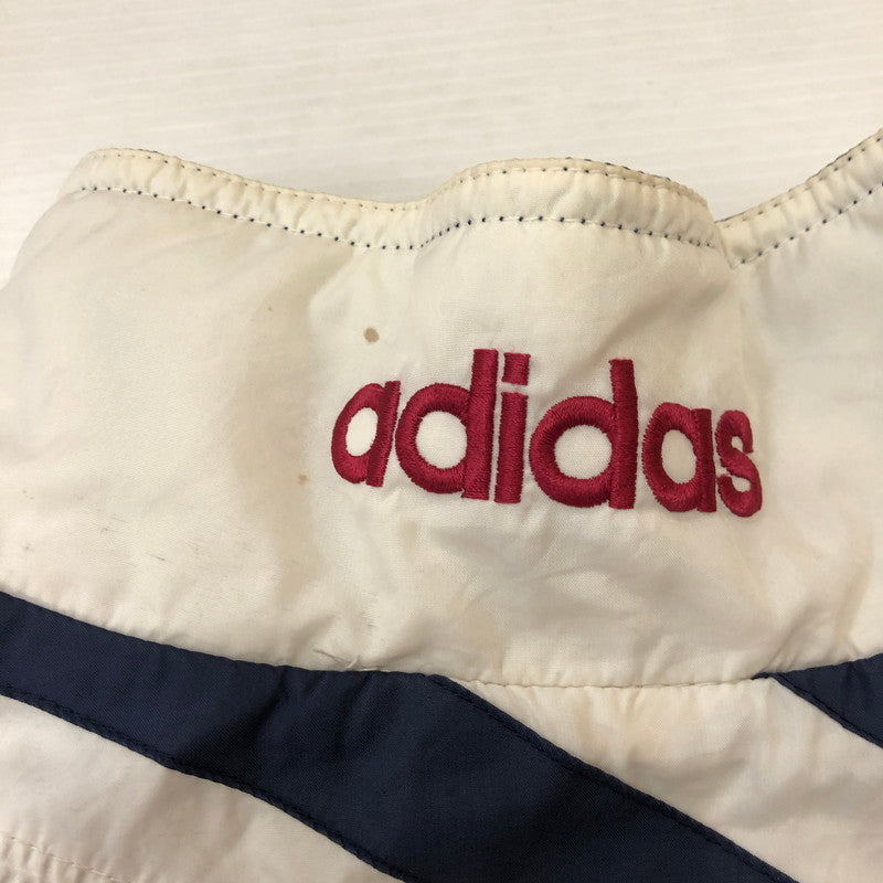 【現状渡し品】【メンズ】 adidas アディダス 80's NYLON ZIP UP JACKET VINTAGE 80年代 ナイロン ジップアップ ジャケット ライトアウター ヴィンテージ 148-250609-ks-17-fuz サイズ：L カラー：レッド 万代Net店