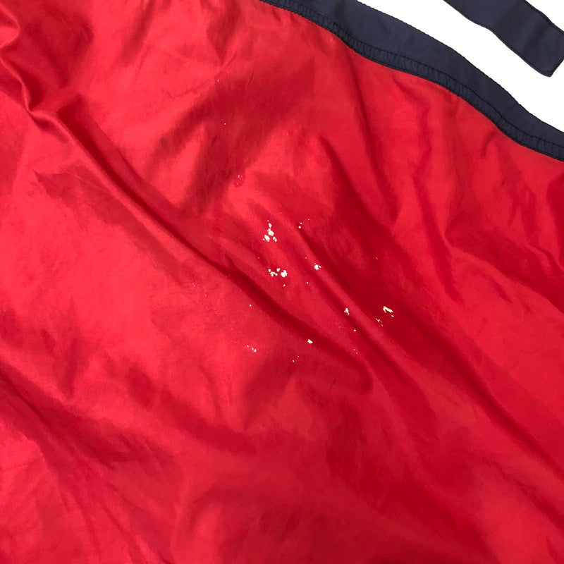 【現状渡し品】【メンズ】 adidas アディダス 80's NYLON ZIP UP JACKET VINTAGE 80年代 ナイロン ジップアップ ジャケット ライトアウター ヴィンテージ 148-250609-ks-17-fuz サイズ：L カラー：レッド 万代Net店