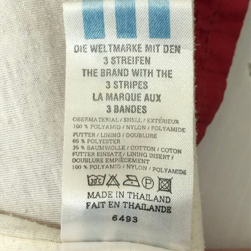 【現状渡し品】【メンズ】 adidas アディダス 80's NYLON ZIP UP JACKET VINTAGE 80年代 ナイロン ジップアップ ジャケット ライトアウター ヴィンテージ 148-250609-ks-17-fuz サイズ：L カラー：レッド 万代Net店