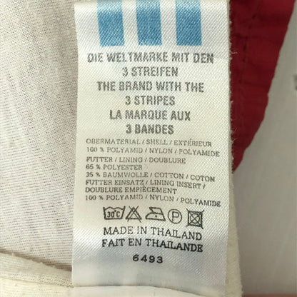 【現状渡し品】【メンズ】 adidas アディダス 80's NYLON ZIP UP JACKET VINTAGE 80年代 ナイロン ジップアップ ジャケット ライトアウター ヴィンテージ 148-250609-ks-17-fuz サイズ：L カラー：レッド 万代Net店