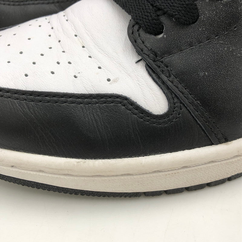 【中古品】【メンズ】 NIKE ナイキ AIR JORDAN 1 RETRO HIGH OG PANDA (2014) 555088-010 エアジョーダン1 レトロ ハイ オリジナル スニーカー 靴 160-250606-kk-10-tei カラー：BLACK/WHITE-BLACK 万代Net店