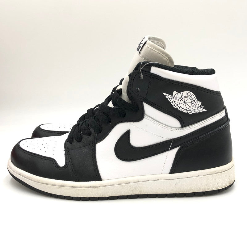 【中古品】【メンズ】 NIKE ナイキ AIR JORDAN 1 RETRO HIGH OG PANDA (2014) 555088-010 エアジョーダン1 レトロ ハイ オリジナル スニーカー 靴 160-250606-kk-10-tei カラー：BLACK/WHITE-BLACK 万代Net店