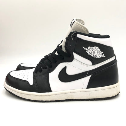 【中古品】【メンズ】 NIKE ナイキ AIR JORDAN 1 RETRO HIGH OG PANDA (2014) 555088-010 エアジョーダン1 レトロ ハイ オリジナル スニーカー 靴 160-250606-kk-10-tei カラー：BLACK/WHITE-BLACK 万代Net店