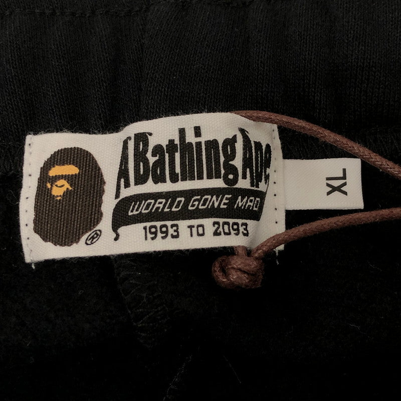 【中古品】【メンズ】 A BATHING APE アベイシングエイプ SHARK SWEAT PANT 001PTK801010M シャーク スウェットパンツ ボトムス 153-250531-kk-04-tei サイズ：XL カラー：ブラック 万代Net店