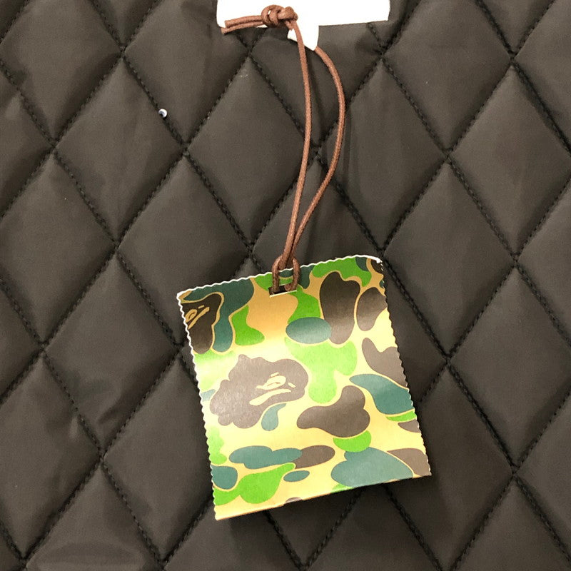 【中古美品】【メンズ】 A BATHING APE アベイシングエイプ SOLID CAMO NYC LOGO VARSITY BOMBER JACKET 001HJK801005M ソリッドカモ NYC ロゴ バーシティー ボンバージャケット アウター ナイロンスタジャン 142-250530-kk-29-fuz サイズ：L カラー：ネイビー 万代Net店