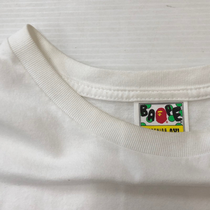 【中古品】【メンズ】 A BATHING APE アベイシングエイプ 31ST ANNIVERSARY ABC CAMO TEE 011TEK201016F 31周年記念 アニバーサリー ABCカモ Tシャツ 半袖 トップス 142-250621-yo-12-tei サイズ：2XL カラー：ホワイト/グリーン 万代Net店