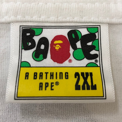【中古品】【メンズ】 A BATHING APE アベイシングエイプ 31ST ANNIVERSARY ABC CAMO TEE 011TEK201016F 31周年記念 アニバーサリー ABCカモ Tシャツ 半袖 トップス 142-250621-yo-12-tei サイズ：2XL カラー：ホワイト/グリーン 万代Net店