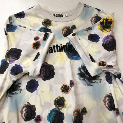 【中古品】【メンズ】 A BATHING APE アベイシングエイプ FLORAL CAMO RELAXED FIT TEE 001CSK801302M フローラル カモ リラックス フィット Tシャツ 半袖 トップス 142-250621-yo-14-tei サイズ：XL カラー：アイボリー 万代Net店