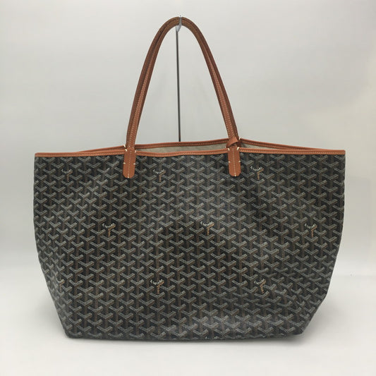 【中古品】【メンズ/レディース】 GOYARD ゴヤール ST LOUIS GM TOTE BAG サンルイ GM トートバッグ カバン 180-250530-kk-01-tei カラー：ブラック/ナチュラル 万代Net店