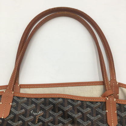 【中古品】【メンズ/レディース】 GOYARD ゴヤール ST LOUIS GM TOTE BAG サンルイ GM トートバッグ カバン 180-250530-kk-01-tei カラー：ブラック/ナチュラル 万代Net店