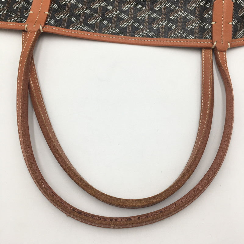 【中古品】【メンズ/レディース】 GOYARD ゴヤール ST LOUIS GM TOTE BAG サンルイ GM トートバッグ カバン 180-250530-kk-01-tei カラー：ブラック/ナチュラル 万代Net店