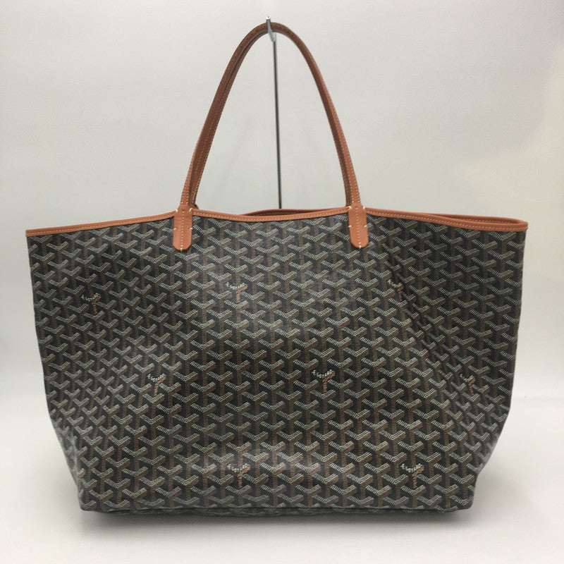 【中古品】【メンズ/レディース】 GOYARD ゴヤール ST LOUIS GM TOTE BAG サンルイ GM トートバッグ カバン 180-250530-kk-01-tei カラー：ブラック/ナチュラル 万代Net店