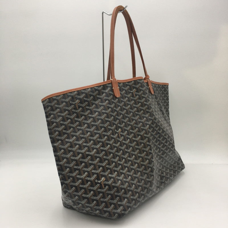 【中古品】【メンズ/レディース】 GOYARD ゴヤール ST LOUIS GM TOTE BAG サンルイ GM トートバッグ カバン 180-250530-kk-01-tei カラー：ブラック/ナチュラル 万代Net店